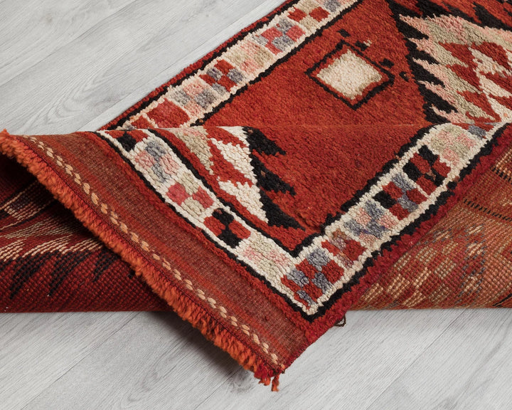 Multicolor Turkish Oushak Rug 11' 10" x 2' 7" Hand-Knotted | No. VR82923
