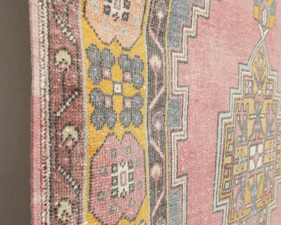 Multicolor Turkish Oushak Rug 4' 1" x 7' 6" Hand-Knotted | No. VR82949