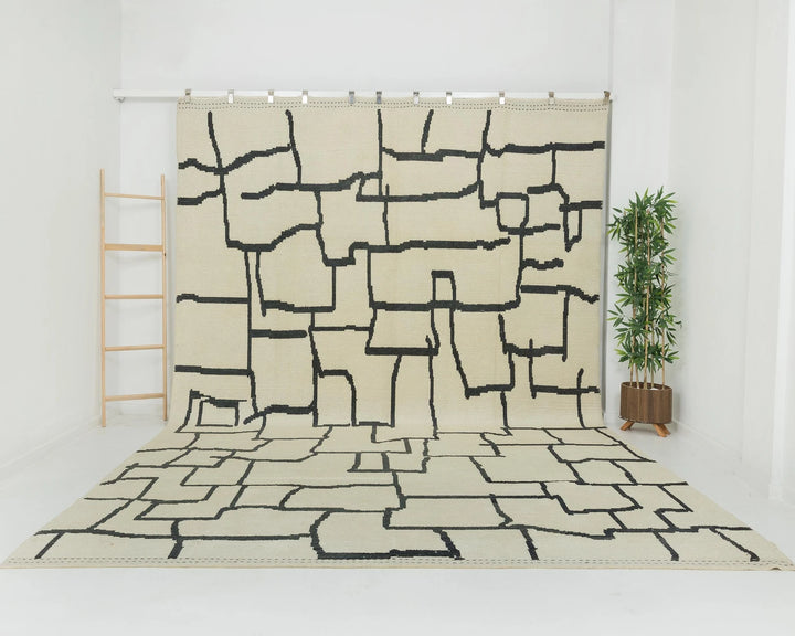 Multicolor Turkish Oushak Rug 9'10" x 14'5" Hand-Knotted | No. VR83052