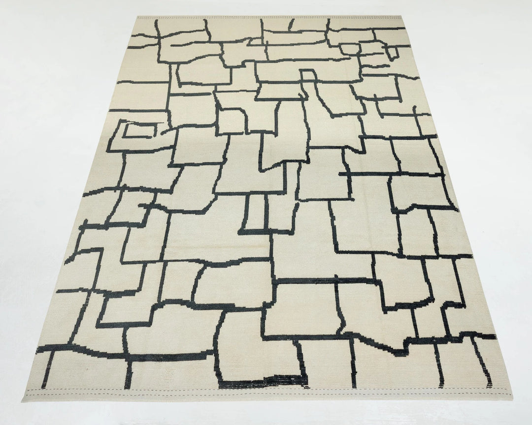 Multicolor Turkish Oushak Rug 9'10" x 14'5" Hand-Knotted | No. VR83052