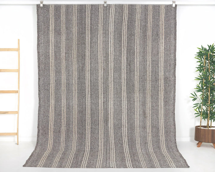 Multicolor Turkish Kilim Rug 6' 5" x 8' 5" Flat-Weave | No. VR83073