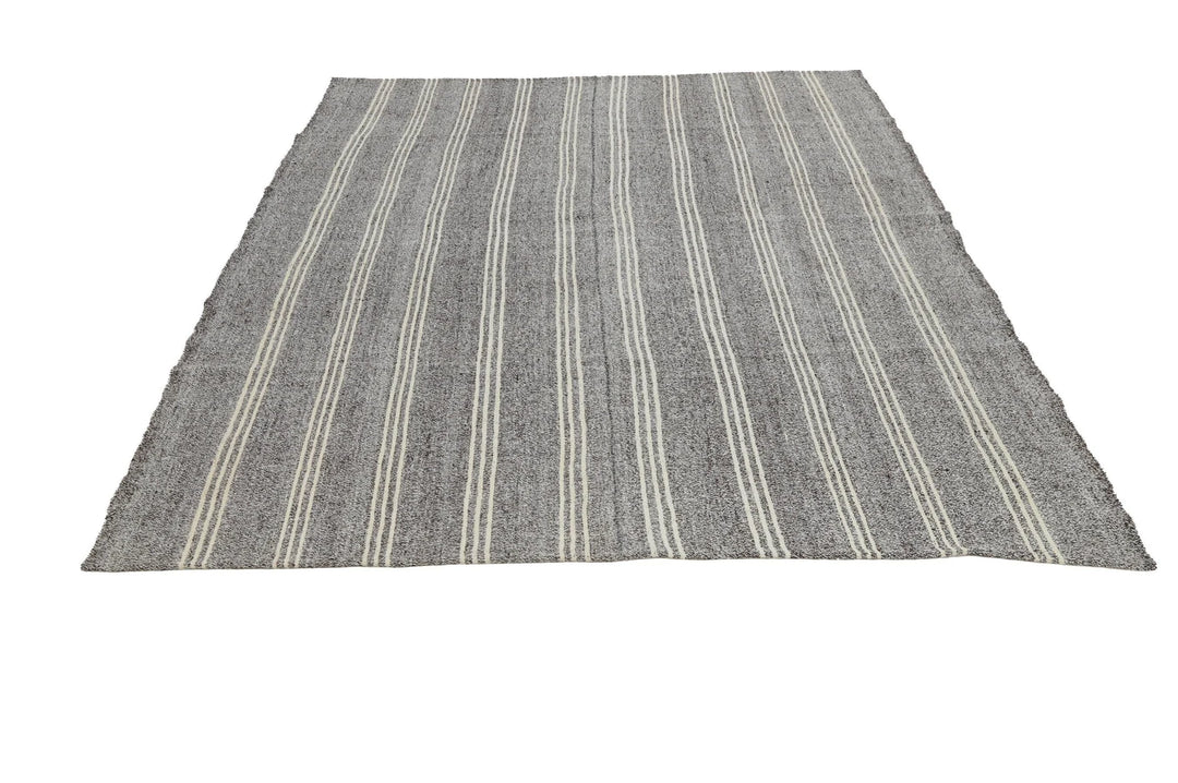 Multicolor Turkish Kilim Rug 6' 5" x 8' 5" Flat-Weave | No. VR83073