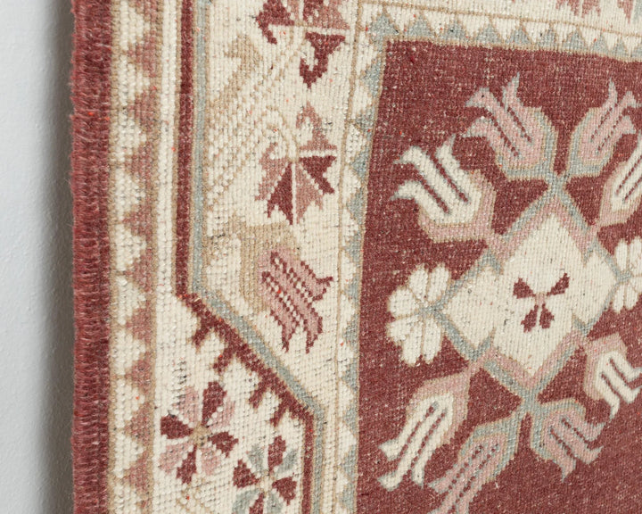 Multicolor Turkish Oushak Rug 2'10" x 4'10" Hand-Knotted | No. VR83089