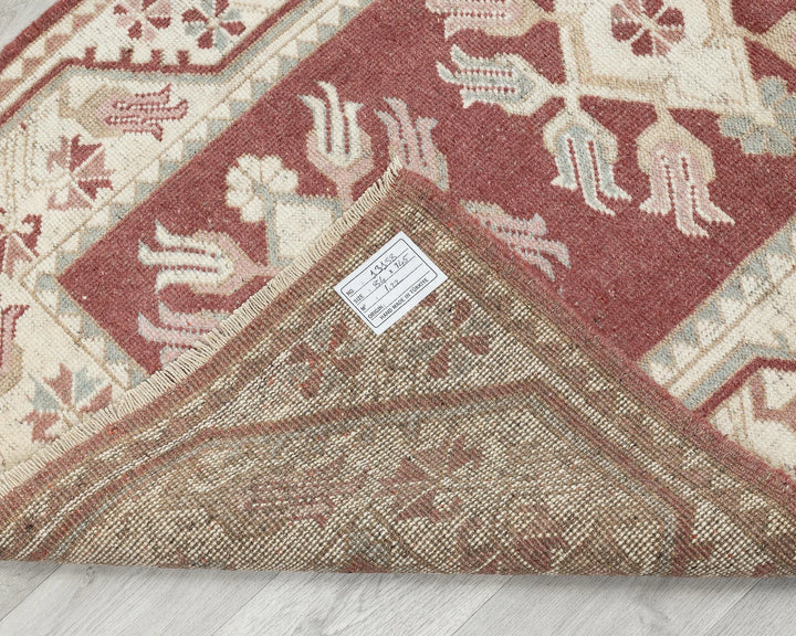 Multicolor Turkish Oushak Rug 2'10" x 4'10" Hand-Knotted | No. VR83089