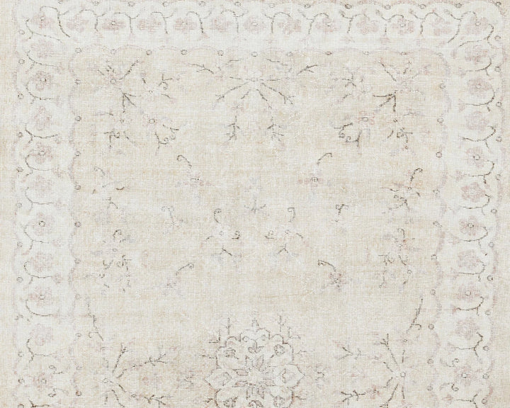 Multicolor Turkish Oushak Rug 6'7" x 9'10" Hand-Knotted | No. VR83313