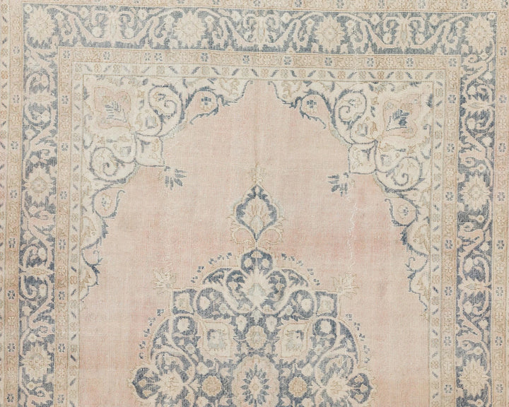 Neutral Oushak Rug 6' 8" x 10' 6" | No. VR83357