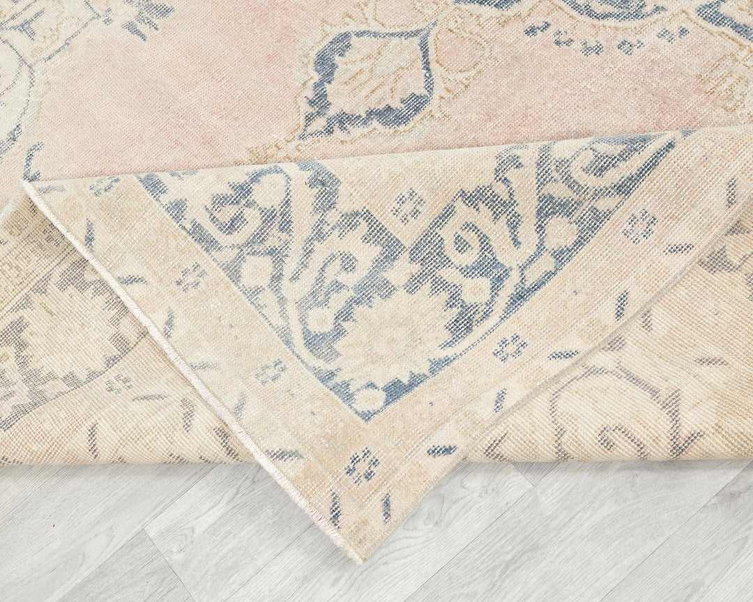 Neutral Oushak Rug 6' 8" x 10' 6" | No. VR83357