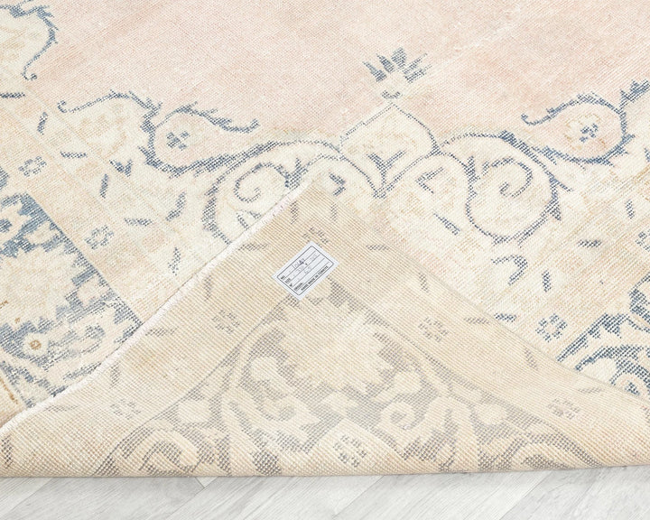 Neutral Oushak Rug 6' 8" x 10' 6" | No. VR83357