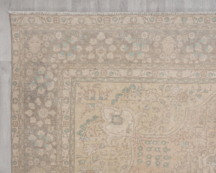 Multicolor Turkish Oushak Rug 9'10" x 12'2" Hand-Knotted | No. VR83505