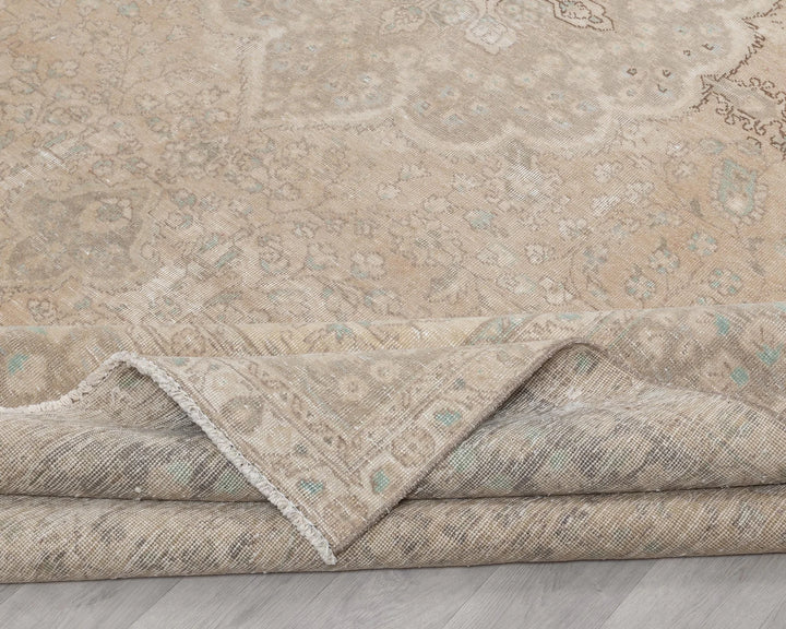 Multicolor Turkish Oushak Rug 9'10" x 12'2" Hand-Knotted | No. VR83505