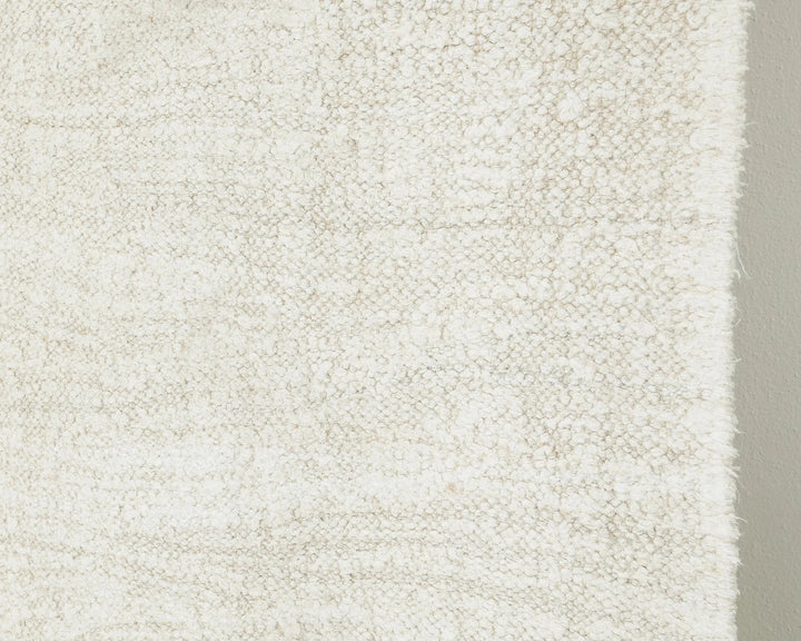 White Turkish Kilim Rug 9' 1" x 11' 7" Flat-Weave | No. VR83571