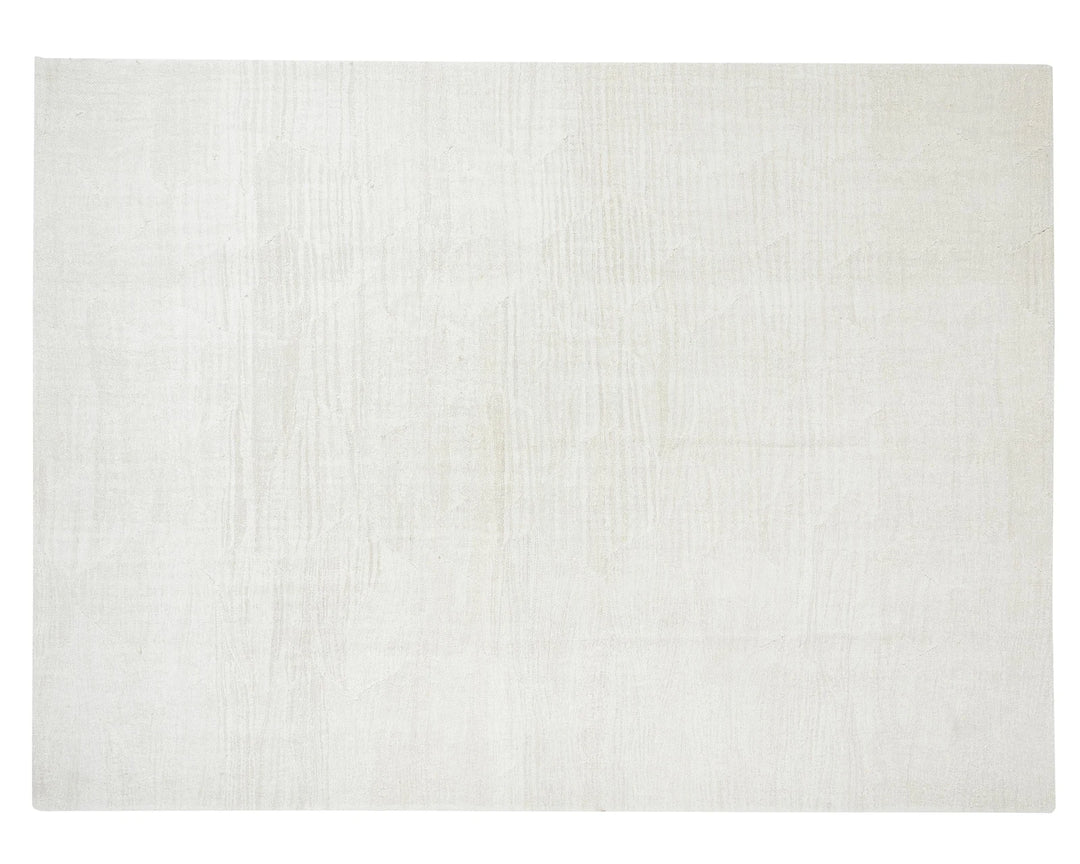 White Turkish Kilim Rug 9' 1" x 11' 7" Flat-Weave | No. VR83571