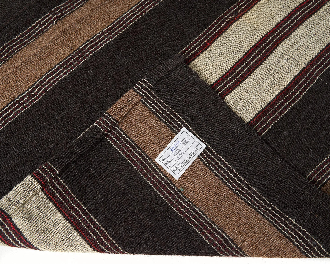 Multicolor Turkish Kilim Rug 9' 4" x 12' 8" Flat-Weave | No. VR83586
