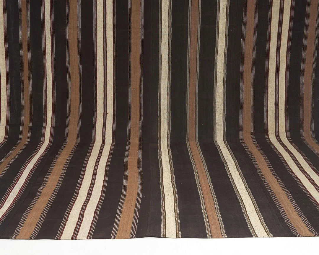 Multicolor Turkish Kilim Rug 9' 4" x 12' 8" Flat-Weave | No. VR83586