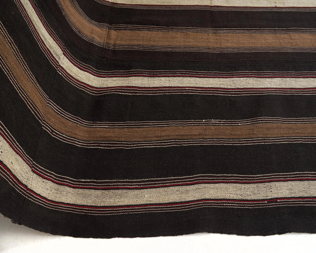 Multicolor Turkish Kilim Rug 9' 4" x 12' 8" Flat-Weave | No. VR83586