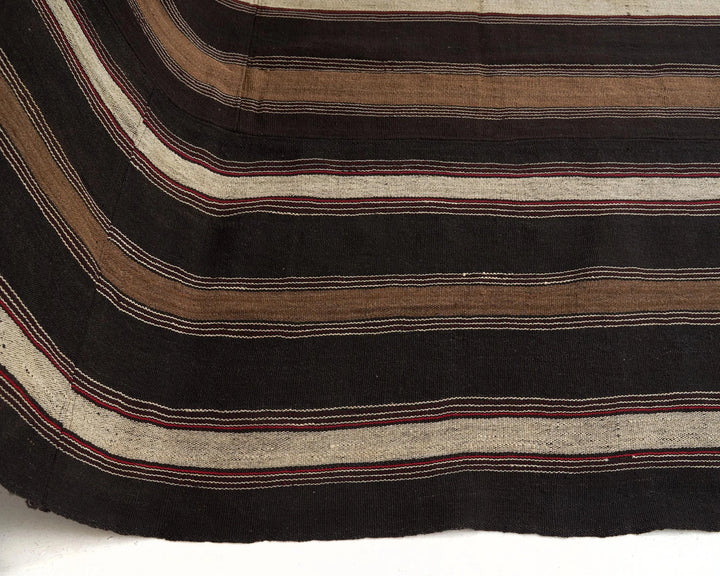 Multicolor Turkish Kilim Rug 9' 4" x 12' 8" Flat-Weave | No. VR83586