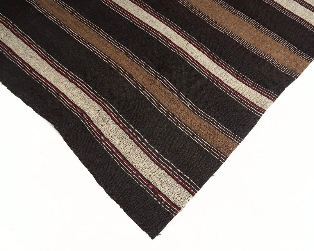 Multicolor Turkish Kilim Rug 9' 4" x 12' 8" Flat-Weave | No. VR83586