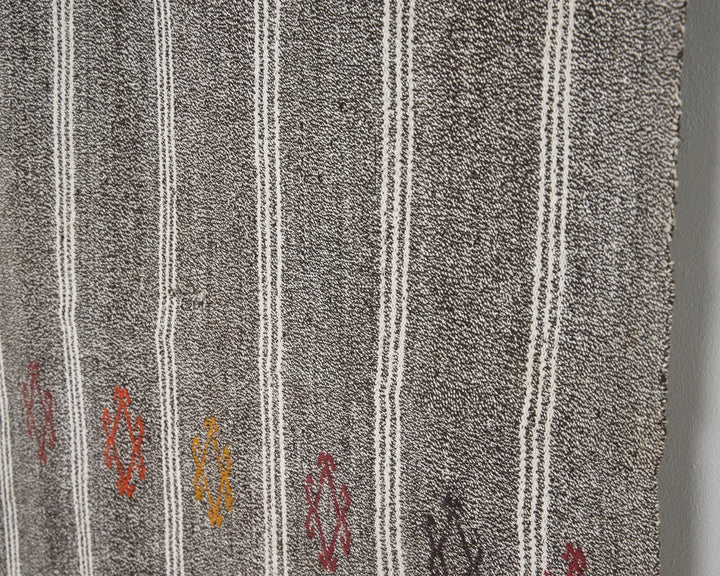 Gray Kilim Rug 6' 2" x 7' 3" | No. VR83889