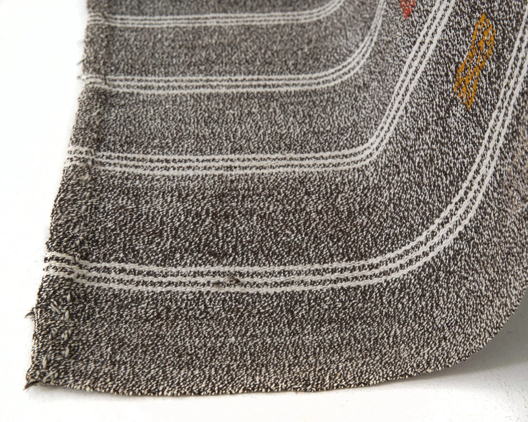 Gray Kilim Rug 6' 2" x 7' 3" | No. VR83889