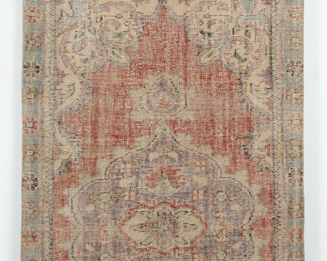 Multicolor Turkish Oushak Rug 4' 8" x 8' 4" Hand-Knotted | No. VR83955