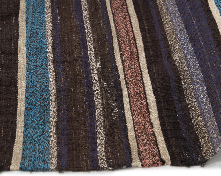 Multicolor Turkish Kilim Rug 6'5" x 9'2" Flat-Weave | No. VR83995