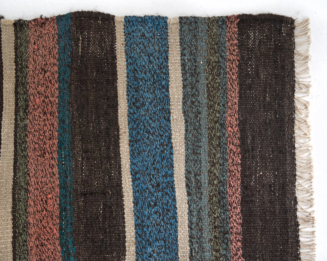 Multicolor Turkish Kilim Rug 6'5" x 9'2" Flat-Weave | No. VR83995