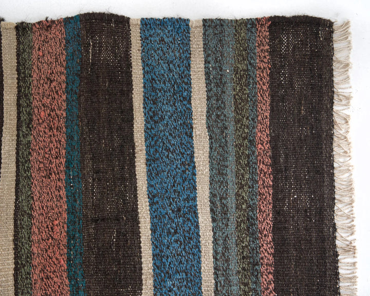 Multicolor Turkish Kilim Rug 6'5" x 9'2" Flat-Weave | No. VR83995