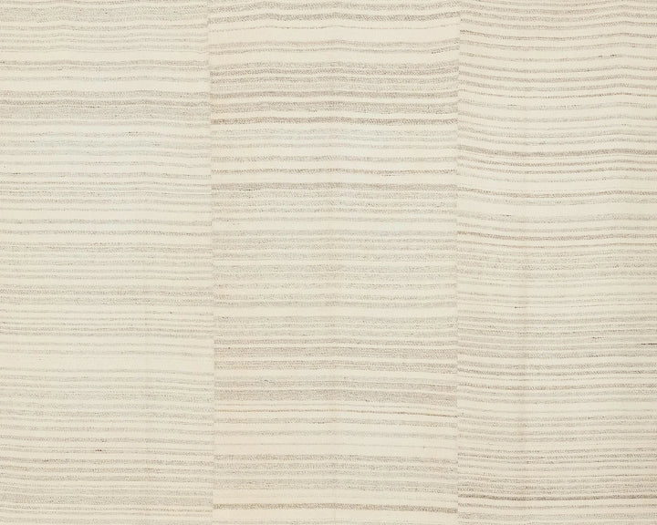 Beige Turkish Kilim Rug 10' 2" x 13' 7" Flat-Weave | No. VR84033
