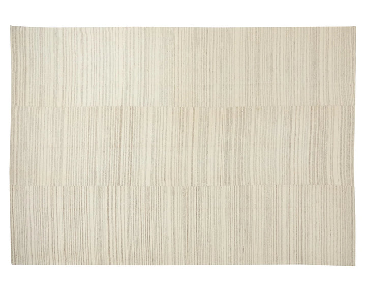 Beige Turkish Kilim Rug 10' 2" x 13' 7" Flat-Weave | No. VR84033