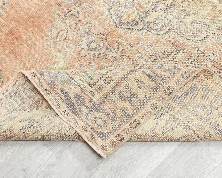 Multicolor Turkish Oushak Rug 4'11" x 7'1" Hand-Knotted | No. VR84072