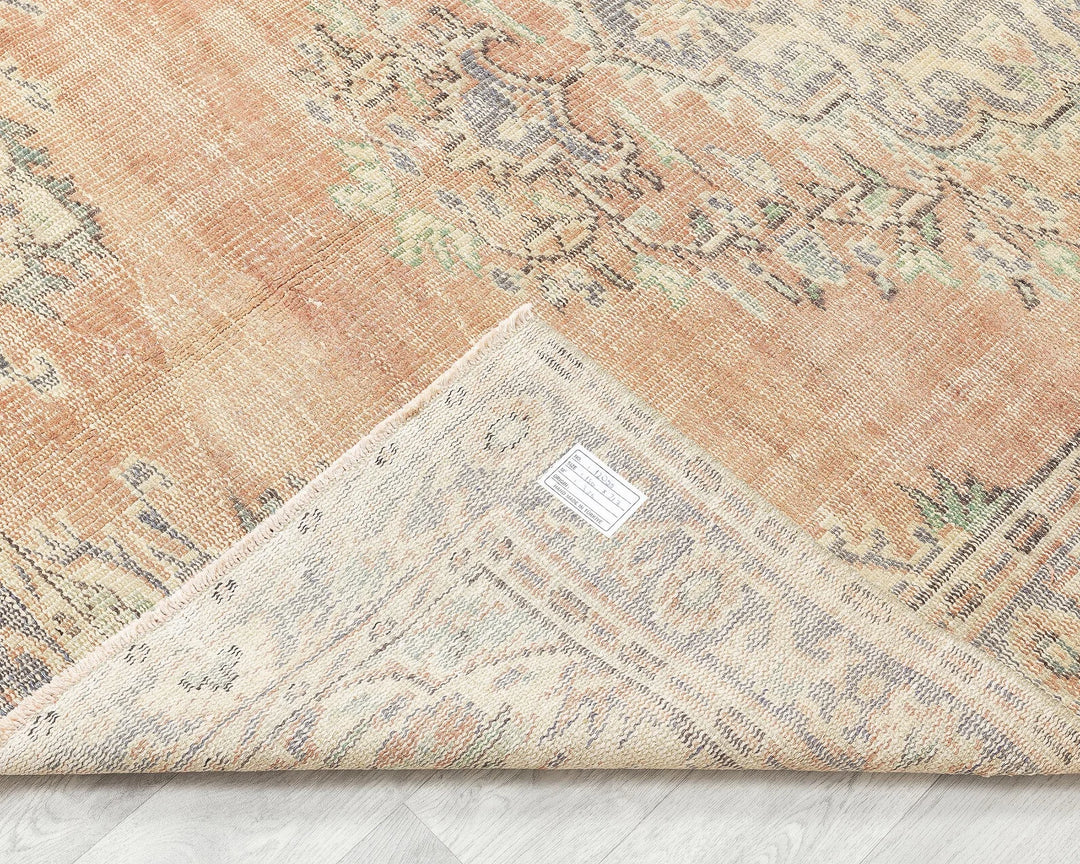 Multicolor Turkish Oushak Rug 4'11" x 7'1" Hand-Knotted | No. VR84072