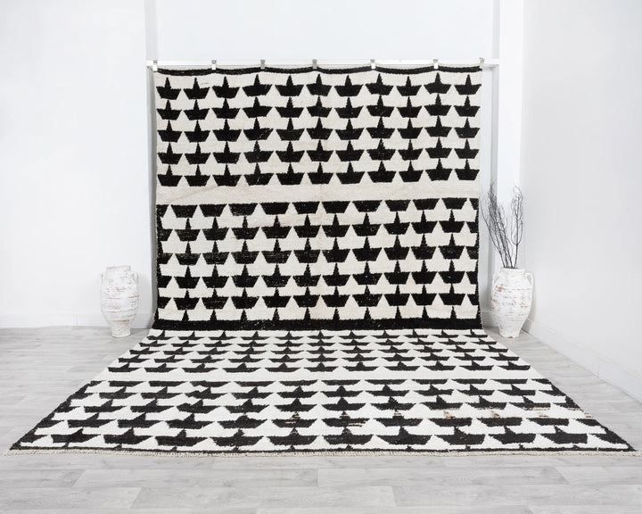 Black Vintage Turkish Rug 9' 4" x 12' 10" | No. VR84077