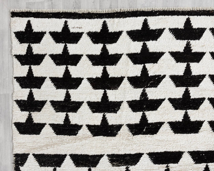 Black Vintage Turkish Rug 9' 4" x 12' 10" | No. VR84077