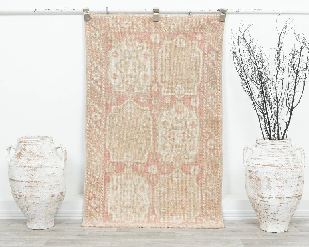Multicolor Turkish Oushak Rug 2' 8" x 4' 8" Hand-Knotted | No. VR84116