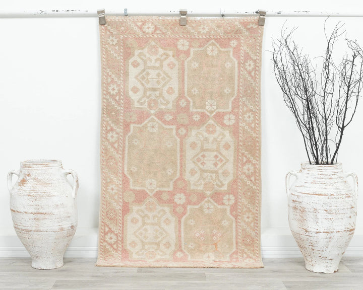 Multicolor Turkish Oushak Rug 2' 8" x 4' 8" Hand-Knotted | No. VR84116