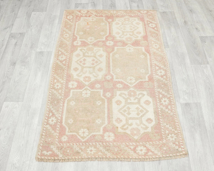 Multicolor Turkish Oushak Rug 2' 8" x 4' 8" Hand-Knotted | No. VR84116