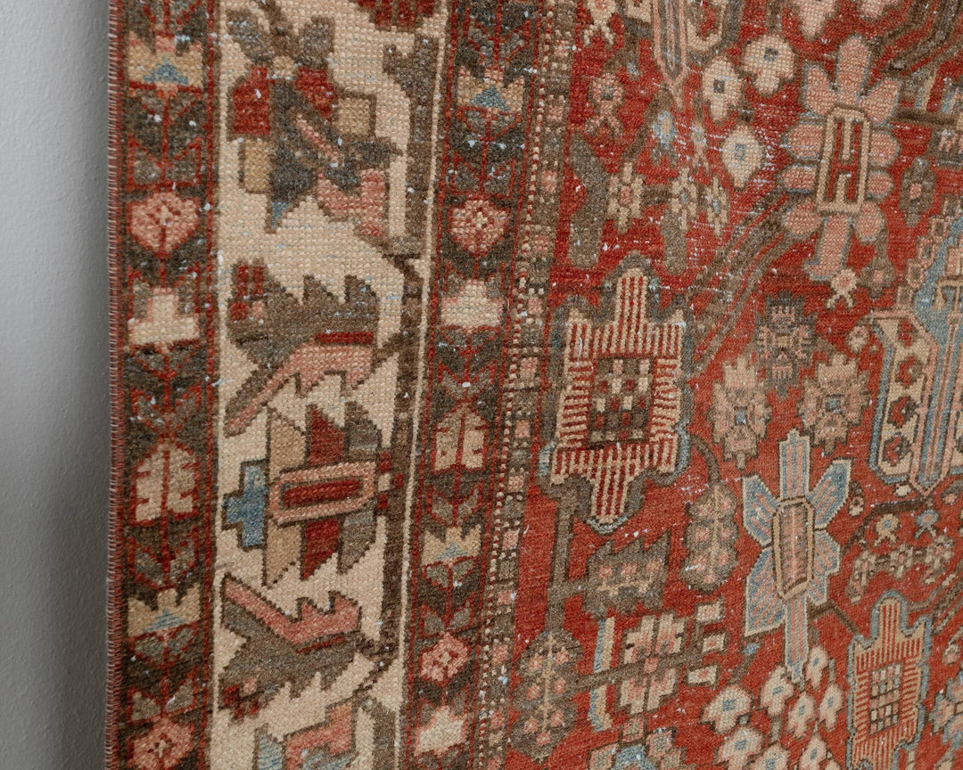 Multicolor Turkish Oushak Rug 7' 3" x 9' 10" Hand-Knotted | No. VR84185