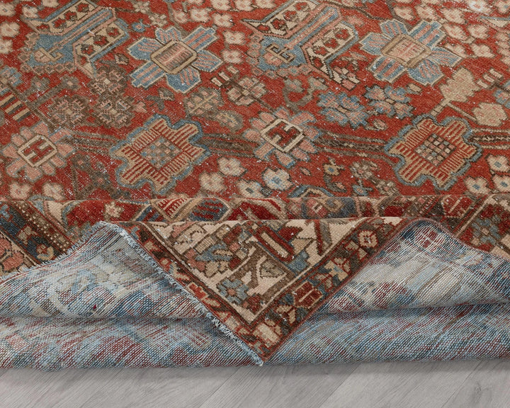 Multicolor Turkish Oushak Rug 7' 3" x 9' 10" Hand-Knotted | No. VR84185