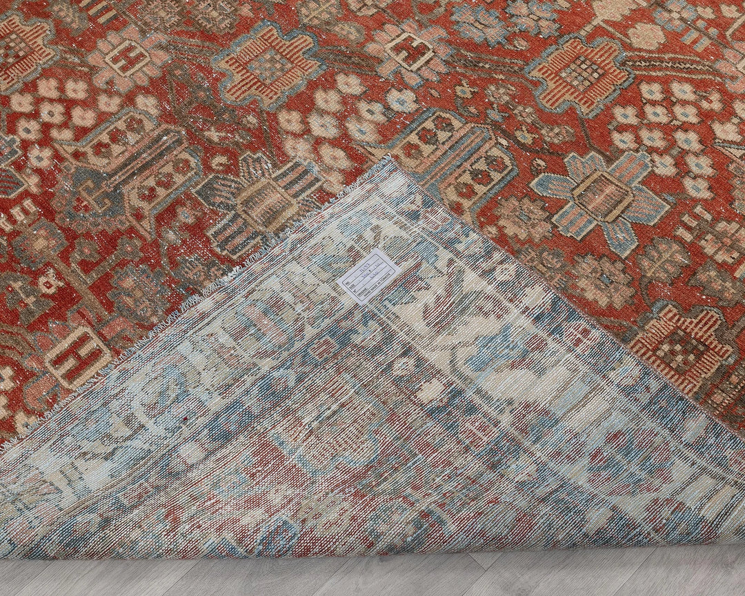 Multicolor Turkish Oushak Rug 7' 3" x 9' 10" Hand-Knotted | No. VR84185