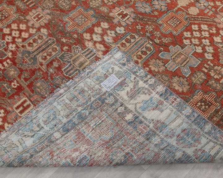 Multicolor Turkish Oushak Rug 7' 3" x 9' 10" Hand-Knotted | No. VR84185