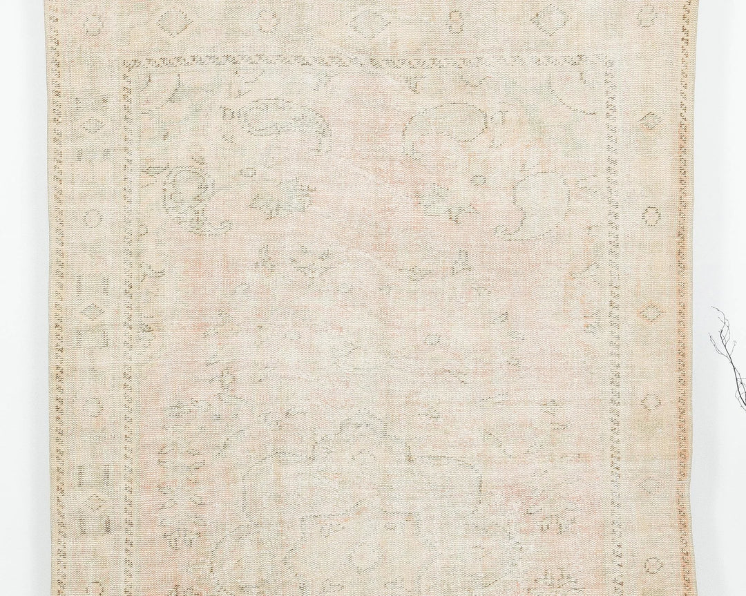 Multicolor Turkish Oushak Rug 5' 9" x 9' 8" Hand-Knotted | No. VR84212