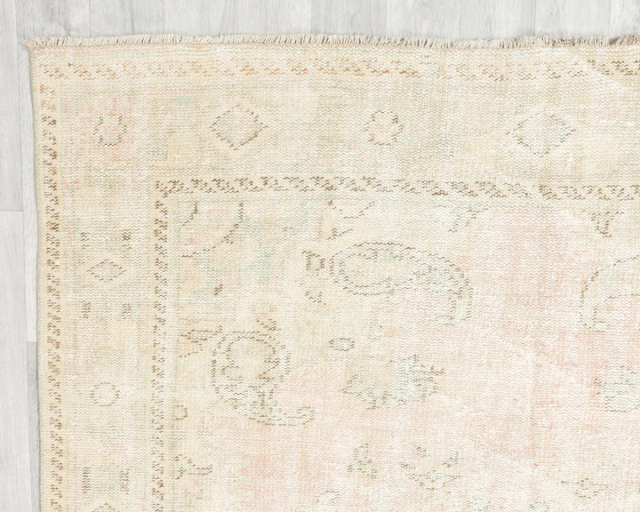 Multicolor Turkish Oushak Rug 5' 9" x 9' 8" Hand-Knotted | No. VR84212