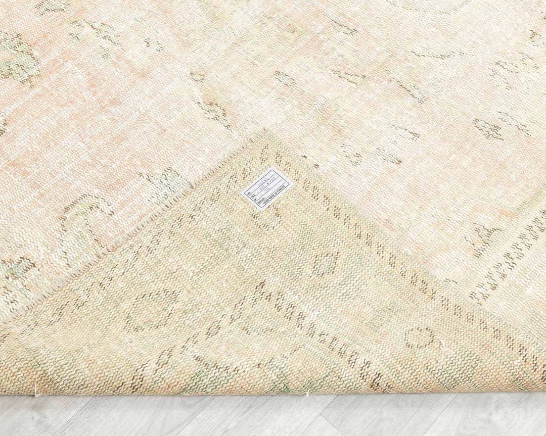 Multicolor Turkish Oushak Rug 5' 9" x 9' 8" Hand-Knotted | No. VR84212