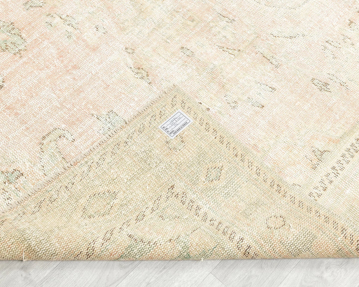 Multicolor Turkish Oushak Rug 5' 9" x 9' 8" Hand-Knotted | No. VR84212