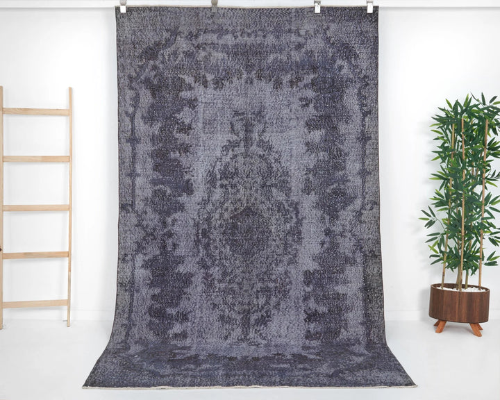 Blue Turkish Oushak Rug 5' 3" x 8' 9" Hand-Knotted | No. VR84418