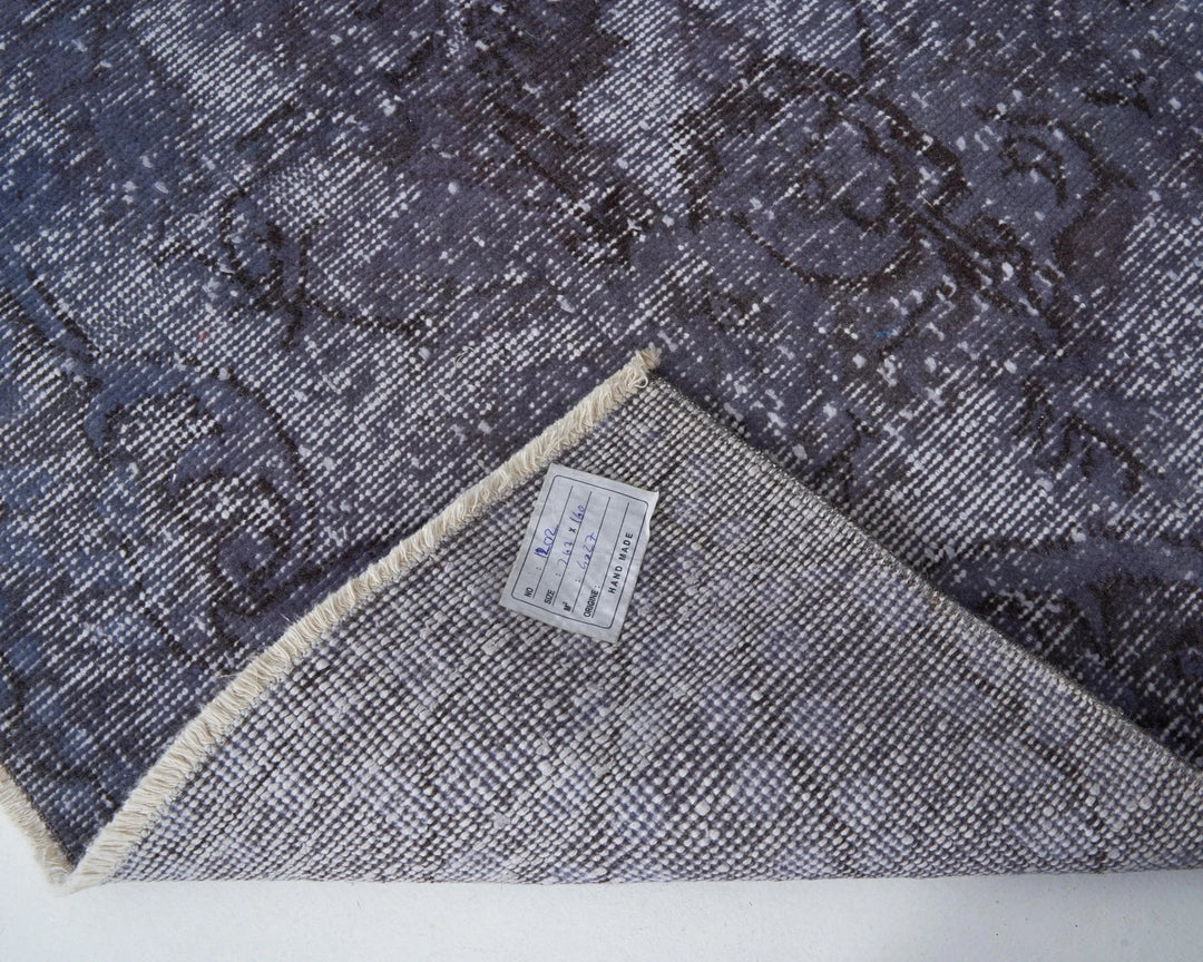 Blue Turkish Oushak Rug 5' 3" x 8' 9" Hand-Knotted | No. VR84418