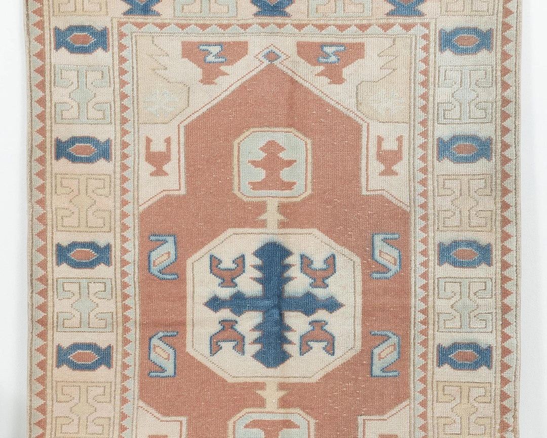 Multicolor Turkish Oushak Rug 6' 3" x 4' 4" Hand-Knotted | No. VR84631
