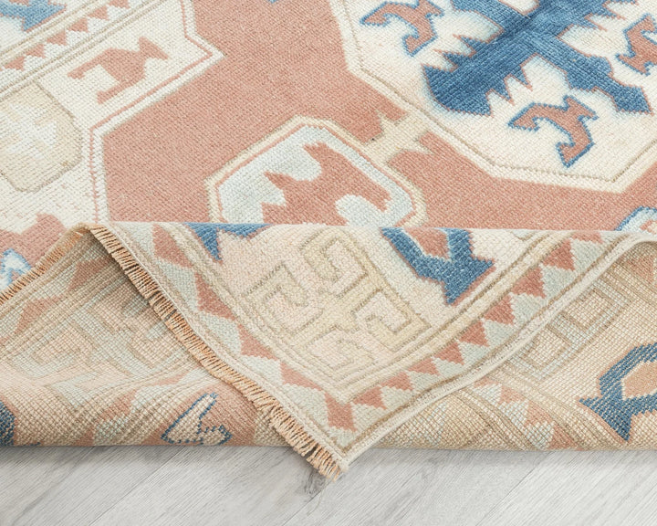 Multicolor Turkish Oushak Rug 6' 3" x 4' 4" Hand-Knotted | No. VR84631