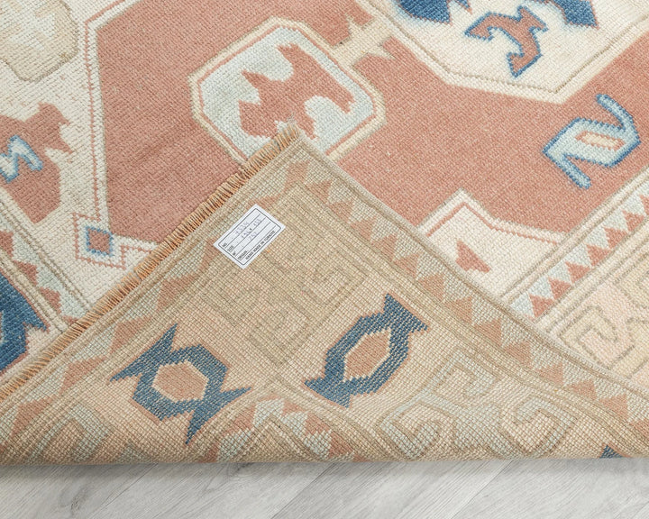 Multicolor Turkish Oushak Rug 6' 3" x 4' 4" Hand-Knotted | No. VR84631
