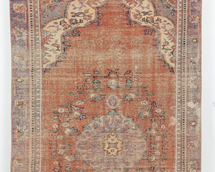 Multicolor Turkish Oushak Rug 5' x 8' 5" Hand-Knotted | No. VR84765